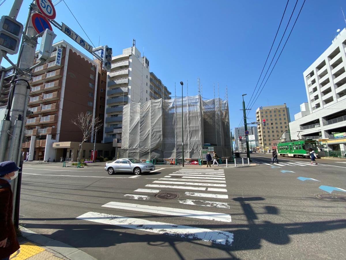 M88303スーペリアルーム最大7名 東本願寺駅前 すすきのエリア 観光食事好立地 Apartamento Sapporo Exterior foto